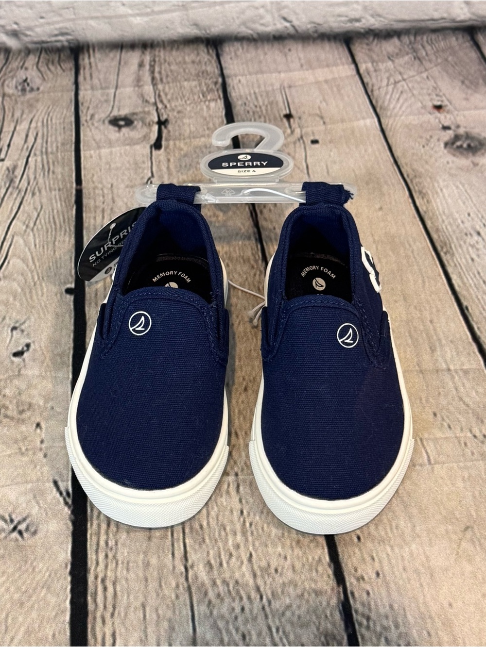 Sperry Navy Baby Shoes